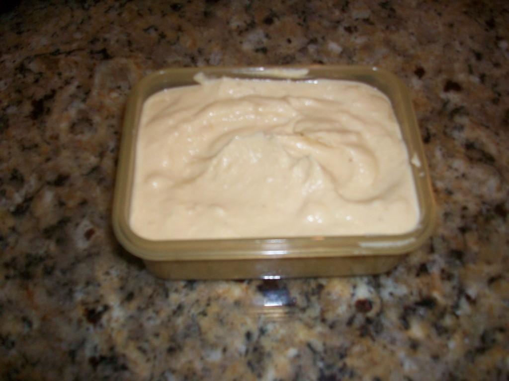 homemade hummus