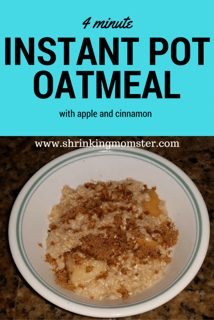 instant pot oatmeal