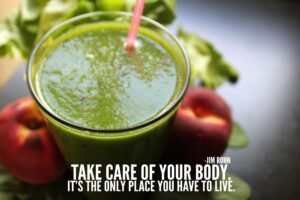 Green smoothies: take care of your body, it's the only place you have to live!