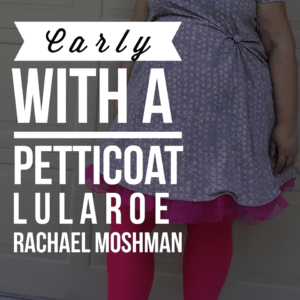 LuLaRoe Carly dress with a petticoat