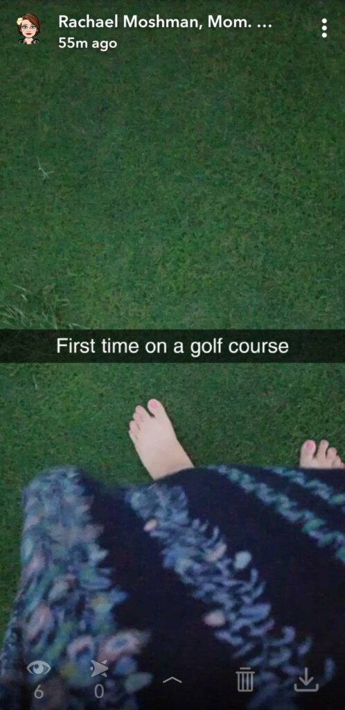 Golf course backyard