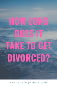 How long does it take to get divorced