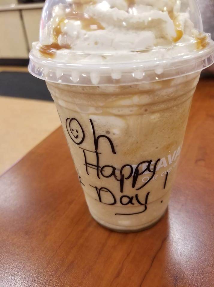Extra love from a Starbuck's barista