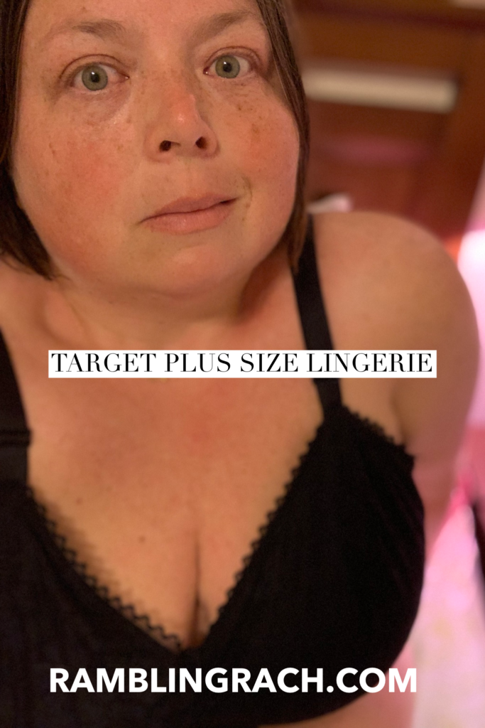 Plus size lingerie:  Ava & Viv at Target