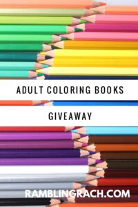 Adult coloring books giveaway