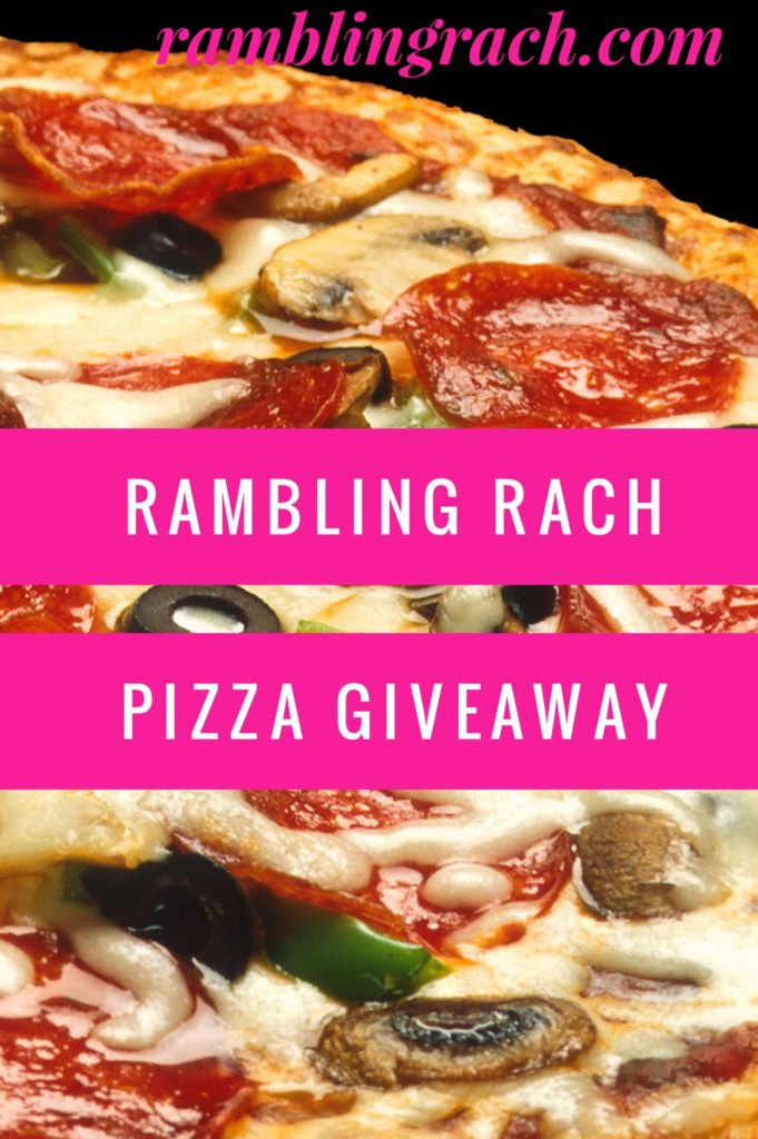 Free pizza giveaway at Ramblingrach.com