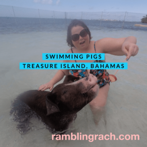 Swimming with Pigs, Royal Caribbean cruise