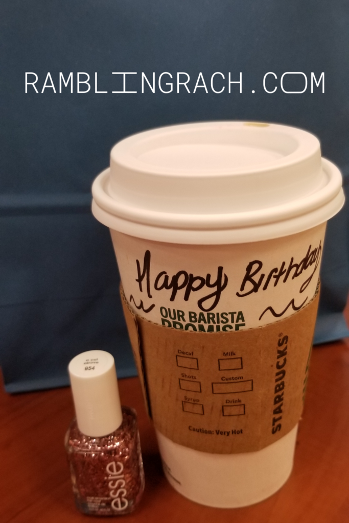 Birthday coffee at Starbucks 