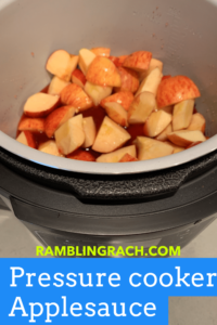 Pressure cooker applesauce recipe