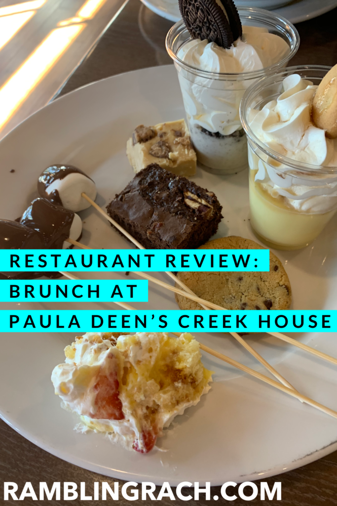Desserts at Paula Deen's Creek House