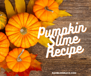 Here's the perfect fall fun activity! This pumpkin slime recipe is a great sensory experience for all ages - even adults.