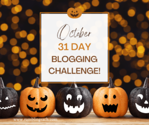 October blogging challenge